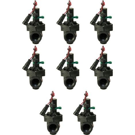Electroválvula Rain RN 150 9V 1 con regulador de caudal (Pack x 8)  Oferta exclusiva