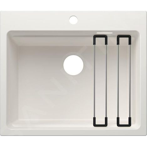 Blanco Etagon 6 - Évier en silgranit 60x51 mm, avec accessoires, blanc 527751 (1/2)