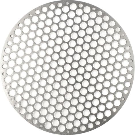 1 Grille De Barbecue, Acier Inoxydable, Trou Rond, Chauffage Uniforme, Camping Pique-nique (1/5)