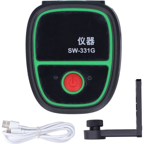 SW‑331G Niveau Laser Croix Vert Horizontal Vertical Autonivelant Outil de Mesure à Faisceau Vert (1/5)