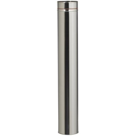 Tuyau rigide Inox 304 diamètre D.111mm Longueur 1m Tous combustibles TEN 601111