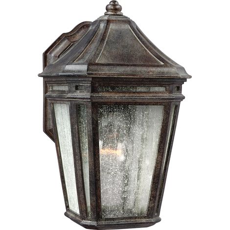 Elstead Londontowne - Lanterna da parete per esterno 1 luce Light Castagno IP44, E27 (1/5)