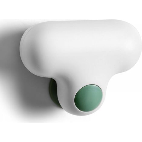Mini essuie-glace en T en silicone, nettoyant pour vitres (blanc) (1/3)