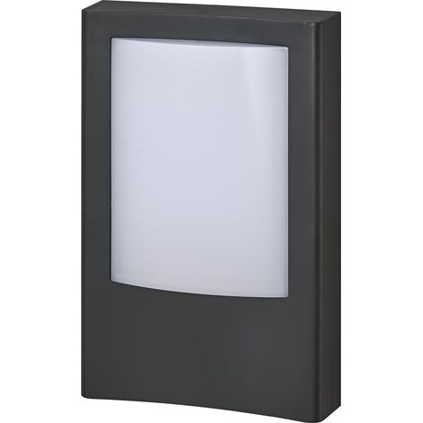 OSRAM Luminaire extérieur ENDURA STYLE ENTRANCE, 12,5W, 900lm,pour l’entrée, gris foncé, capteur de lumière du jour, classe de protection IP44, température de couleur 3000K, ton blanc chaud