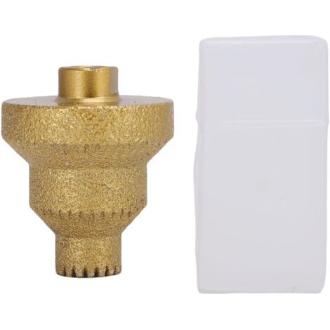 Foret diamanté à chanfreiner étagé M10, alésoir conique multicouche 20-35-50 mm, pour métal, bois, béton, carrelage, marbre et pierre reconstituée (1/5)