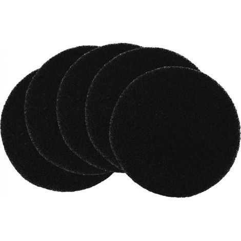 Linxor – Lot de 5 filtres à charbon actif ronds pour composteur – 16.5 cm diamètre – Absorption des odeurs – Résistant et durable
