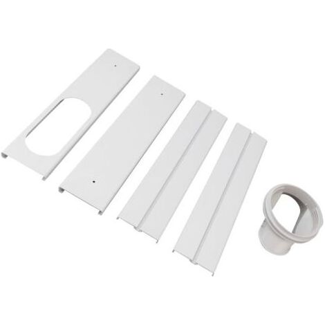 Kit de ventilation de fenêtre portable pour climatiseur, panneaux d'étanchéité en PVC réglables pour climatiseur horizontal et vertical (1/5)