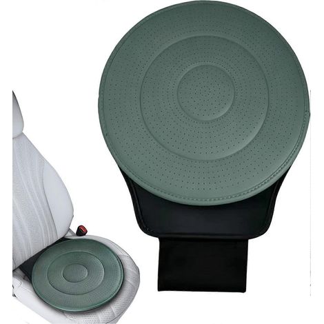 Coussin de siège pivotant, Coussin de siège pivotant pour voiture Coussin ergonomique portable, léger et pivotant à 360° - Coussins de chaise ronds - Idéal pour les voyages (1/5)