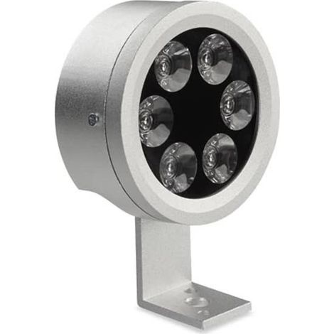 LedsC4 Midi - Proyector LED 12.3W y 1192lm con Luz Cálida 3000K. Diámetro 9.4cm. Estructura de Aluminio. Uso Exterior IP66. Color Gris