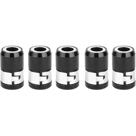 1/4" Starker Magnetring für Schraubendreher, 21 mm Länge, für Schraubendreherbits (5 Stück)