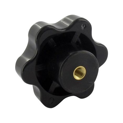 Molette UNIVERSELLE diamètre int M6 - extérieur 40 mm (1/2)