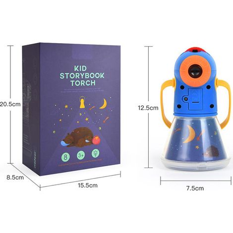 Projecteur de livres d'histoires multifonctionnel Lampe de nuit étoilée