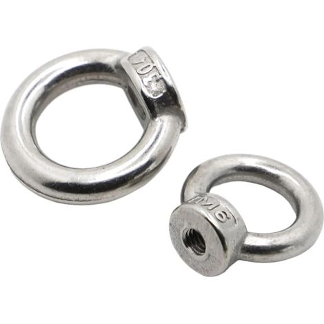 Écrou à œillet de levage en acier inoxydable M3 M4 M5 M6 M8 M10 (1/5)
