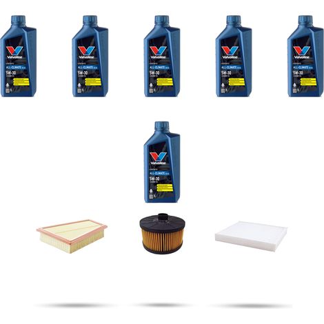 Kit tagliando 3 FILTRI e 6L OLIO compatibile con Renault Kangoo III 1.3 TCe 75kw Dal 2021 (1/5)