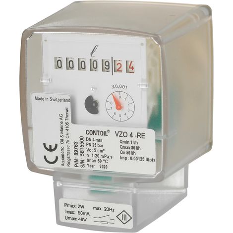 Compteur fioul VZO4 -RE 0,00125