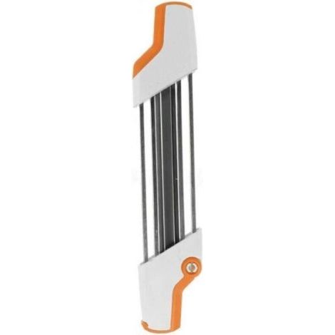 Affteur de chane de trononneuse 2 en 1 en métal accès facile 3/8 "P 4.0mm remplacement de chane blanc (1/5)
