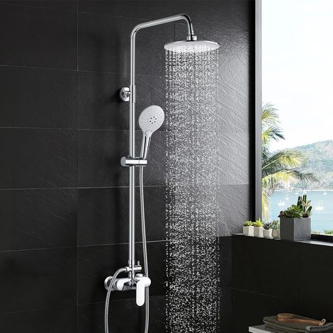 Namuoto Colonne de Douche avec Mitigeur, Ensemble de Douche, Systeme de Douche, Chromé (1/5)