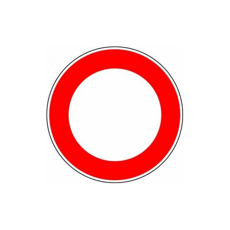 Panneau Interdiction générale - Rigide Ø180mm - 4041001