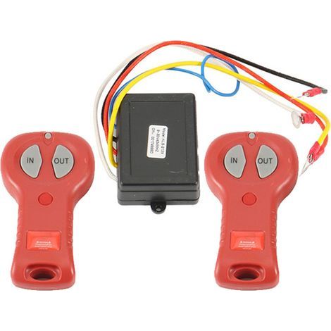 Kit de télécommande de treuil sans fil DC12V 24V, réponse rapide et efficace, haute sécurité pour camion, VTT, SUV (1/4)