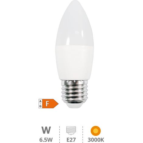 Bombilla LED vela 6W E27 2700K 560lm (1/3)