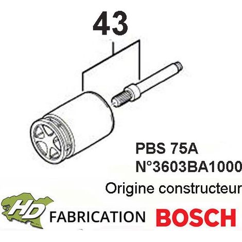 Galet D'entrainement pour ponceuse a bande PBS 75A et autres modeles BOSCH - 1619X06660 (1/2)