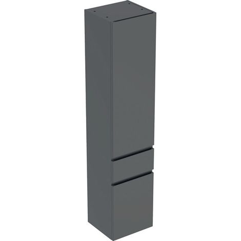 Geberit Renova Plan armoire haute, avec deux portes et un tiroir,