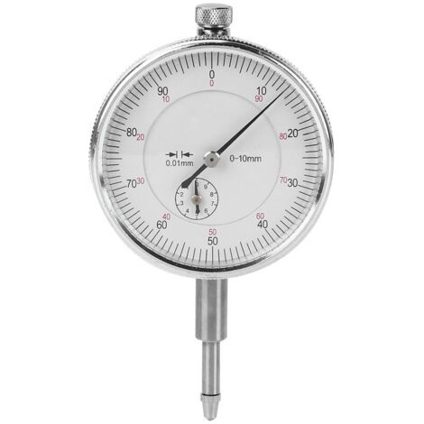 Indicador de esfera, herramienta de medición, indicador de aleación de aluminio de 0 a 10 mm para uso doméstico. (1/5)