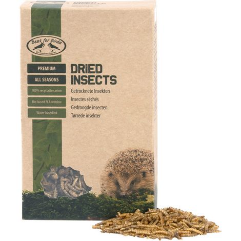 Nourriture hérisson Insectes séchés 250 gr (1/4)
