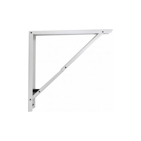 Escuadra de ángulo Fepre Blanco Acero 40 x 40 cm