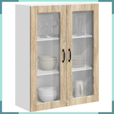 885157 Meuble mural de cuisine Chêne Sonoma 80 x 31 x 100 cm (1/5)