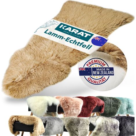 Schaffell Audrey Premium-Qualität Umber 90 x 60 cm (1/5)