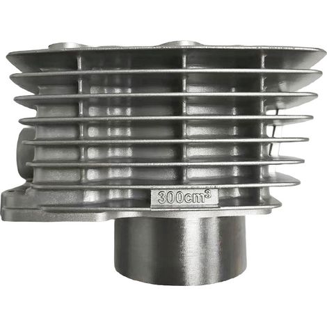 Motorcycle engine cylinder kit with piston, compatible with the large diameter (70 mm) cylinder liners of models CG250 and CG300. (1/4)