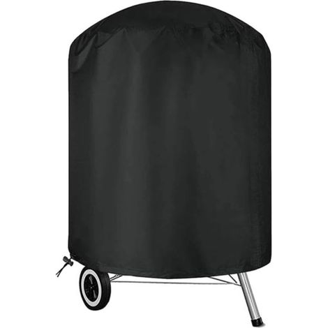 Housse Pour Barbecue - Tissu Oxford 210D Imperméable Et Résistant Aux Intempéries - Protection UV Anti-Poussière Contre Pluie Et Neige - Dimensions 58x78 cm - Noir (1/5)