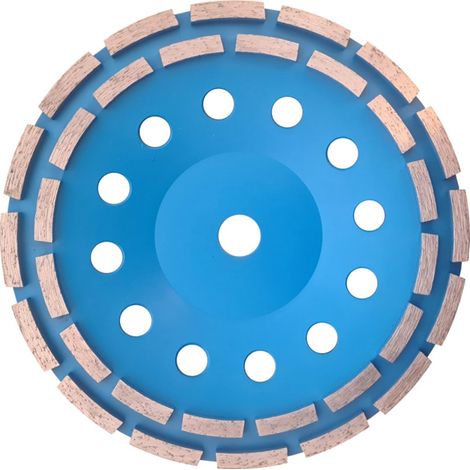 Diamwood – Disque diamant 230 mm pour béton – Alésage 22,23 mm – Segments 4,8/5 mm – Surfaçage et ponçage professionnel
