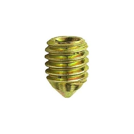 GRANI PER FISSAGGIO MANIGLIA M5 X 8 MM. IN FERRO ZINCATO GIALLO 10 PZ.