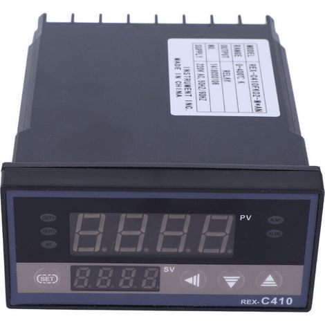 REX C410 Einstellbarer digitaler Temperaturregler mit Relaisausgang, Thermostat, AC 220 V (1/4)