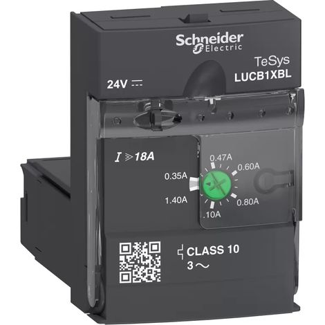 C10 SCHNEIDER Advanced Unit 3 Pole, 0,35 kW, 1,4 A, 24 VDC. (1/2)