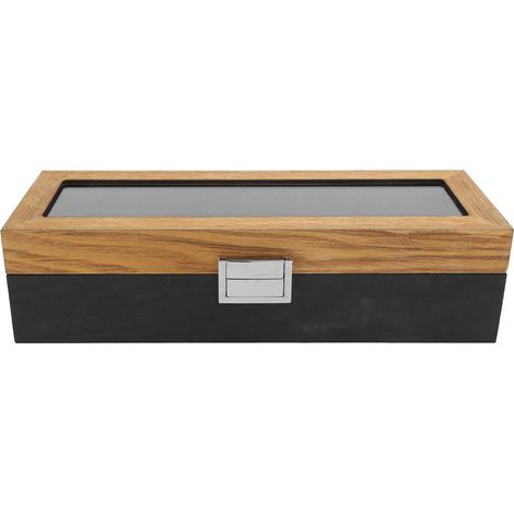 Boîte À Montres Boîte À Montres En Bois Massif 6 Fentes Présentoir Étui Rangement Simple Classique Vintage Organisateur Boîtier Montre Pour Hommes Organisateur Montre Pour Boîtes Montres Pour Hommes (1/5)