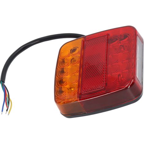 2-teilige 12V-LED-Rückleuchten, stoßfest, universelle Blinker für LKW und Anhänger, Signallampe (1/5)