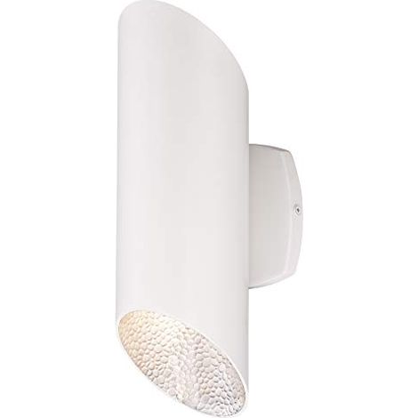 63487 Apparecchiatura da parete da esterno, luce LED dimmerabile emessa in alto e in basso, finitura bianca (1/4)