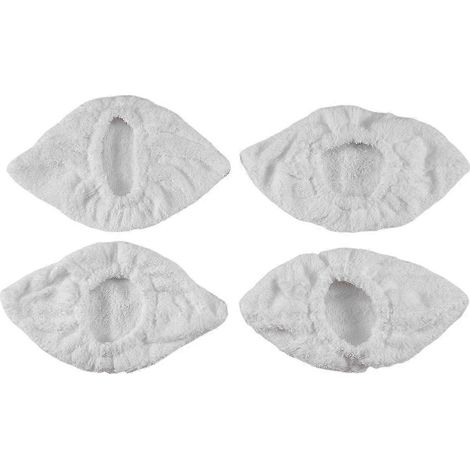 AURA Lot de 4 lingettes pour balai vapeur EasyFix SC2 SC3 SC4 SC5 (1/5)