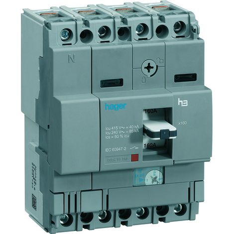 Disj.x160 3P 40kA 32A mag fixe - APPAREILLAGE DE TETE HAGER HNA032M
