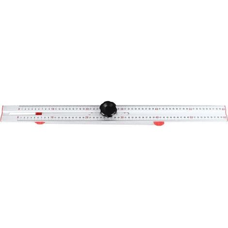 Squadra a T regolabile da 600 mm 2 in 1 - Per marcatura e misurazione in falegnameria/edilizia (angolo variabile) (1/5)