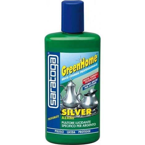 Pulitore lucidante per argento e ottone greenhome silver protegge saratoga 250ml (1/4)