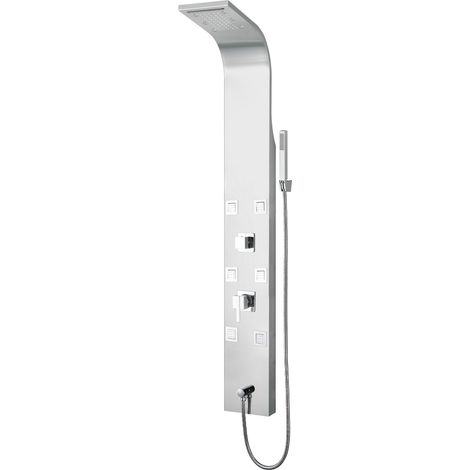 PANNEAU DE DOUCHE MULTIFONCTION MODÈLE CAYMAN Dimensions : Acier inoxydable poli (1/3)
