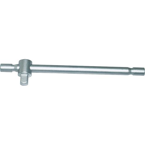 Poignée coulissante, satinée, carré 1/2 - 12,7 mm, longueur : 250 mm CV - AUTOBEST