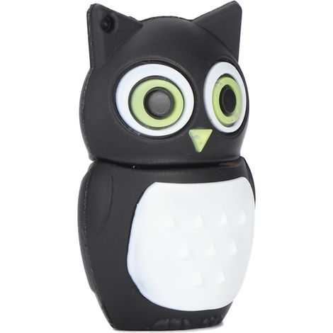 64 GB USB-Stick mit schwarzem Eulenmotiv – Schnelle Speicherkapazität (1/5)