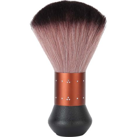 Balai de nettoyage professionnel anti-poussière en fibre, brosse à épiler visage et cou, brosse à cheveux pour balayage de salon. (1/5)