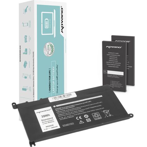 Batteria WDX0R P75F P62F P66F T2JX4 compatibile con Dell (1/5)