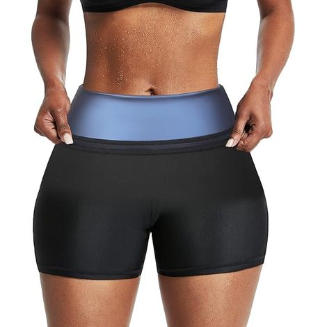 Shorts De Sudation - Leggings De Compression Haute Taille Pour Entraînement En Salle De Sport Et Activités Physiques - 1 Pièce (1/3)